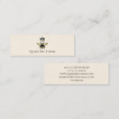 Bienen- und Kronenzucht Mini Visitenkarte (Vorne/Hinten)