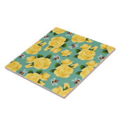 Bienen und Rose Fliese (Seite)