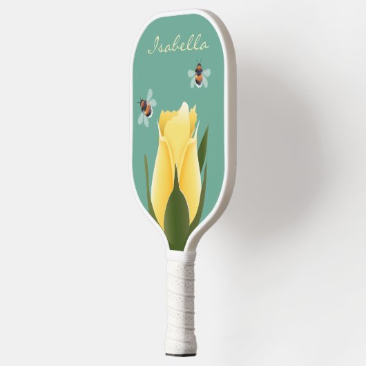 Bienen und Rose Pickleball Schläger (Links)