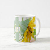 Bienen und Sonnenblumen Kaffeetasse (VorderseiteRechts)