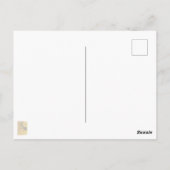 Bienen und Sonnenblumen Postkarte (Rückseite)