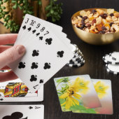 Bienen und Sonnenblumen Spielkarten (In Situ)