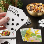 Bienen und Sonnenblumen Spielkarten (In Situ)