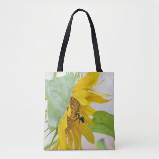 Bienen und Sonnenblumen Tasche (Vorderseite)
