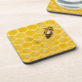 Bienen und Waben Getränkeuntersetzer (Linke Seite)