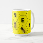Bienen und Waben Kaffeetasse (VorderseiteRechts)
