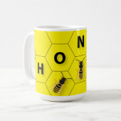 Bienen und Waben Kaffeetasse (Vorderseite Links)