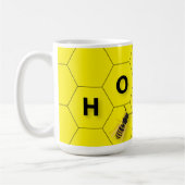 Bienen und Waben Kaffeetasse (Links)