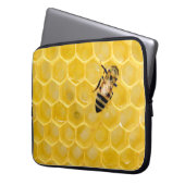 Bienen und Waben Laptopschutzhülle (Vorderseite Links)