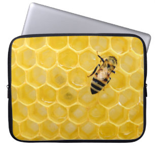 Bienen und Waben Laptopschutzhülle