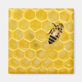 Bienen und Waben Magnet (Vorne)