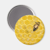 Bienen und Waben Magnet (Vorderseite/Rückseite)