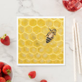 Bienen und Waben Serviette (Beispiel)