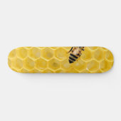 Bienen und Waben Skateboard (Horizontal)