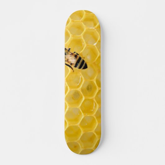 Bienen und Waben Skateboard (Vorne)