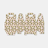 Bienen und weiße Blume Geschenkschachtel (Ungefaltet)