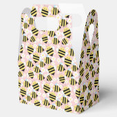 Bienen und weiße Blume Geschenkschachtel (Geöffnet)