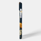 Bienen und Wildblumen auf Dunkelblau Case-Mate iPhone Hülle (Rückseite / Links)