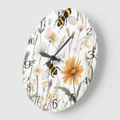 Bienen und Wildblumen, Große Wanduhr (Winkel)