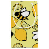 Bienen und Zitronen für Limonade Kleine Geschenktüte (Rückseite)