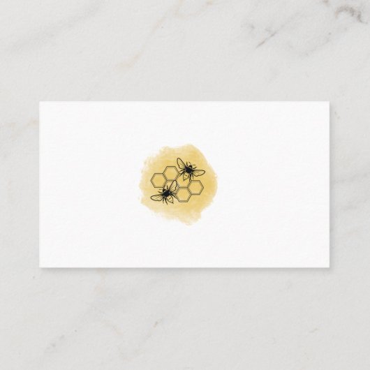 Bienen Visitenkarte (Rückseite)
