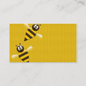 Bienen-Visitenkarte Visitenkarte (Rückseite)