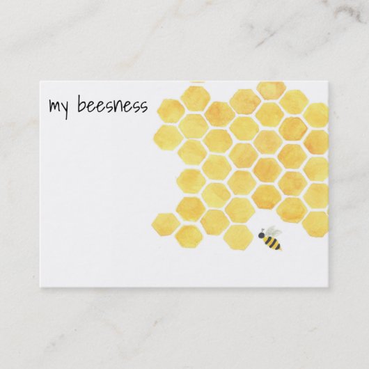 Bienen-Visitenkarte! Visitenkarte (Vorderseite)