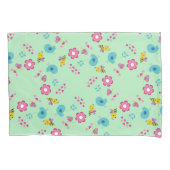 Bienen, Vögel und Blume Kissenbezug (Vorderseite-Links)