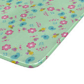 Bienen, Vögel und Blume Schneidebrett (Ecke)