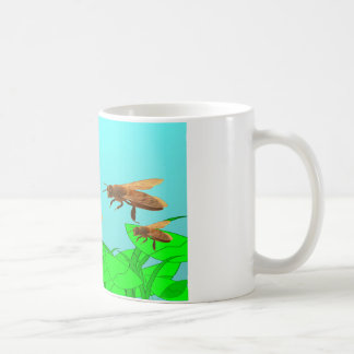 Bienen von drei kaffeetasse
