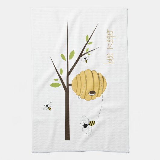 Bienen-Wächter Handtuch (Vertikal)