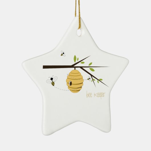 Bienen-Wächter Keramikornament (Rechts)