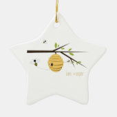 Bienen-Wächter Keramikornament (Vorne)