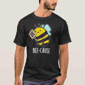 Bienenanfall Funny Insect Bee Pun Dark BG T-Shirt (Vorderseite)