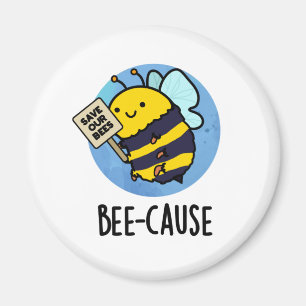 Bienenanfall Funny Insect Bee Pun Magnet