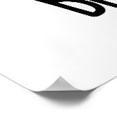 Bienenanfall Funny Insect Bee Pun Poster (Ecke)