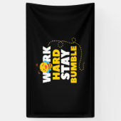Bienenarbeit harte Bleibe Hummel Banner (Vertikal)