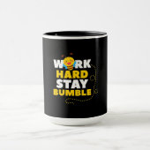 Bienenarbeit harte Bleibe Hummel Tasse (Zentrum)