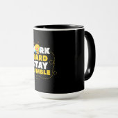 Bienenarbeit harte Bleibe Hummel Tasse (VorderseiteRechts)