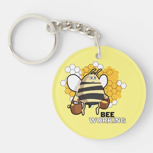 Bienenarbeit Schlüsselanhänger (Vorderseite)