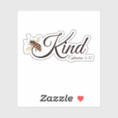 Bienenart Aufkleber (Blatt)