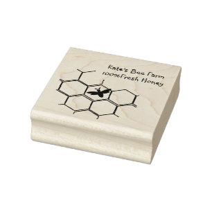 Bienenart-Briefmarke Gummistempel