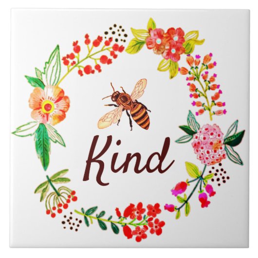 Bienenart Fliese (Vorderseite)