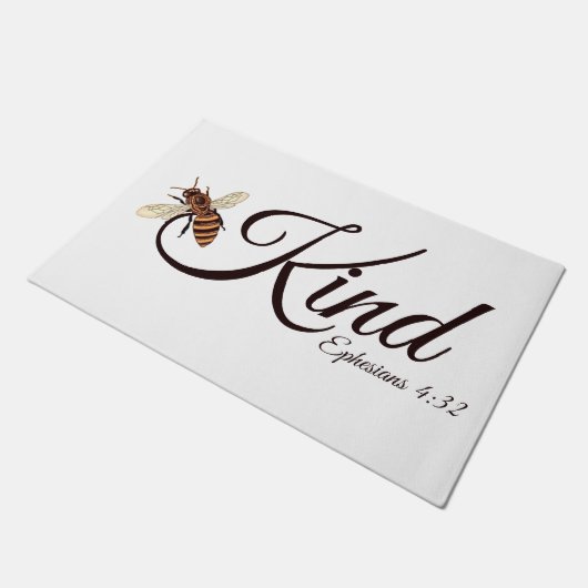 Bienenart Fußmatte (Schrägansicht)