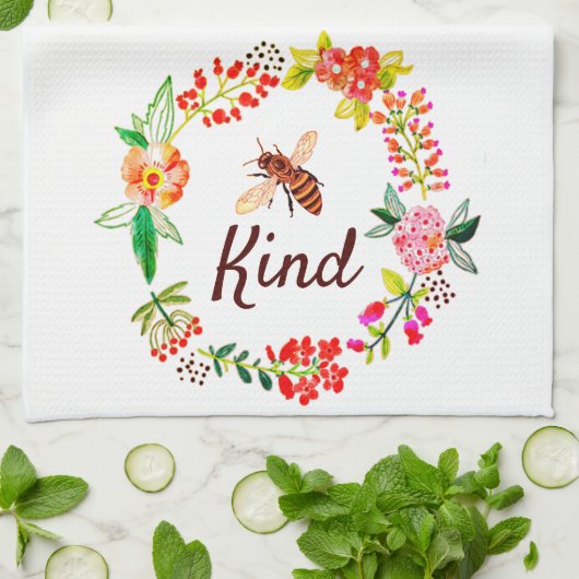 Bienenart Geschirrtuch (Gefaltet)