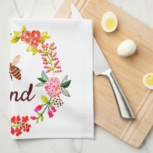 Bienenart Geschirrtuch (Viertel Falte)