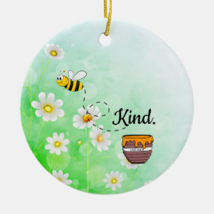 Bienenart-Honig Blumeninsekt-Cartoon Keramik Ornament