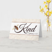 Bienenart Karte (Gelbe Blume)