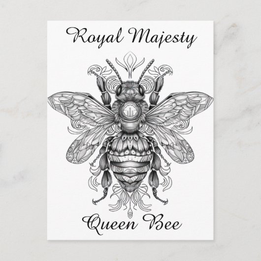 Bienenart Postkarte (Vorderseite)