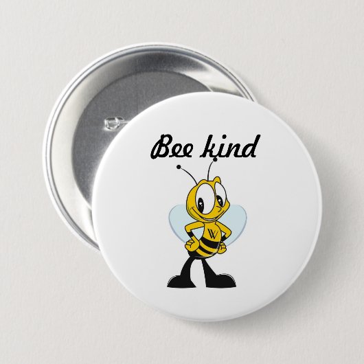 Bienenart-Schlüsselanhänger Button (Vorne & Hinten)